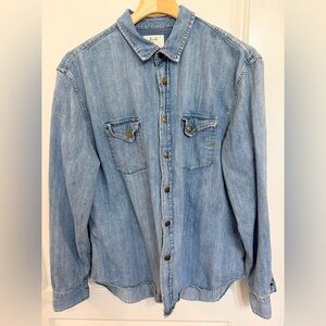 Billy Reid Shoals Denim Shirt